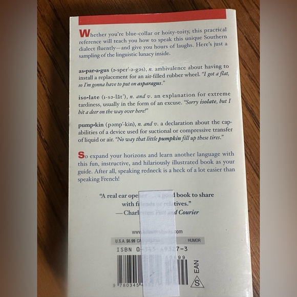 5/$20 Jeff Foxworthy Red Neck dictionary - Picture 2 of 4